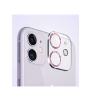 ıphone 11 -12-12 mini kamera Koruyucu Lens (Açık Pembe)