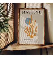 Tanıtım Matisse Çerçevesiz Poster, Modern Dekoratif Çerçevesiz Poster, Tablo, Matisse-13, 50 x 70
