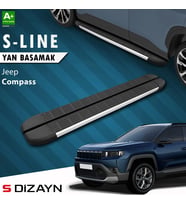 S-Dizayn Jeep Compass 3 S-Line Aluminyum Yan Basamak 193 Cm 2025 Üzeri A+ Kalite