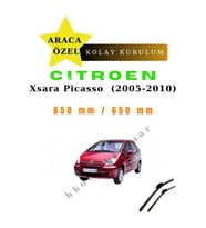 Citroen Xsara Picasso  (2005-2010) Araca Özel Silecek Ön İki