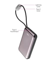 10.000 mAh Kablolu Pd Quick Mini Electronic Painting Powerbank Taşınabilir Sarj Cihazı