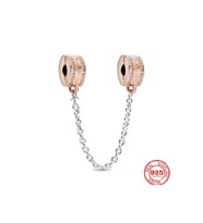 Rose Logolu Güvenlik Zinciri Klips Charm