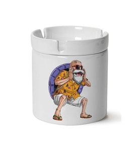 Mr.Roshi Baskılı Porselen Küllük Makinede Yıkanabilir