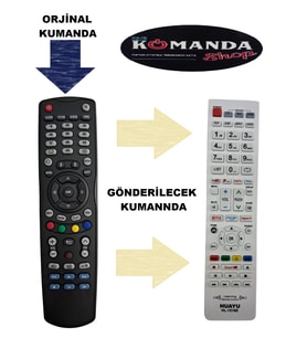 ATLANTA HD BOX SİLVERMAX UYDU KUMANDASI