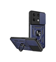 Xiaomi Redmi Note 13 4g Kılıf Pars Lens Yüzüklü Silikon - Lacivert
