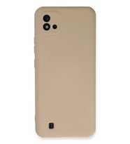 Newface Realme C11 2021 Kılıf Nano içi Kadife Silikon - Pudra