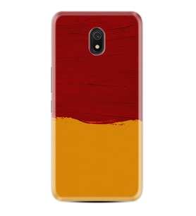 Xiaomi Redmi 8A 8 Pro 9C 9T 10C 11T Pro Kılıf Desenli Silikon Sarı Kırmızı Boya 1708