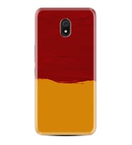 Xiaomi Redmi 8A 8 Pro 9C 9T 10C 11T Pro Kılıf Desenli Silikon Sarı Kırmızı Boya 1708