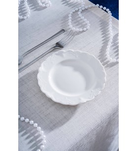 Şık Yuvarlak Servis Tabağı - 14 cm, günlük ve özel kullanımlar için ideal