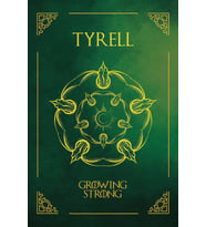 Tyrell Gül Armalı Kupa Bardak – Yeşil Altın Fantastik Tasarım