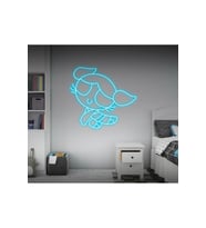 Power Puff Girls Bubbles Figürlü Neon Tabela
