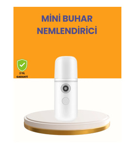 Mey İthalat® Taşınabilir Şarjlı Buhar Nemlendirici – Kablosuz Akıllı Pro Teknolojili Mini Cilt ve Or