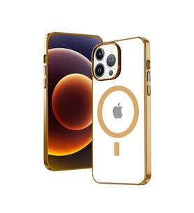 Ally iPhone 13 Pro 6.1inç Magsafe Uyumlu Renkli Kenar Silikon Kılıf-(5775) - HEP-9075-9991