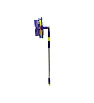 STAR Q 2 BAŞLI=CAMSİL ÇEKPAS - M.FİBER MOP=24.5CM 360 DERECE BAŞLIK CAMSİL - MOP UZAYAN METAL - PLS.SAP= 85-133CM (5343)