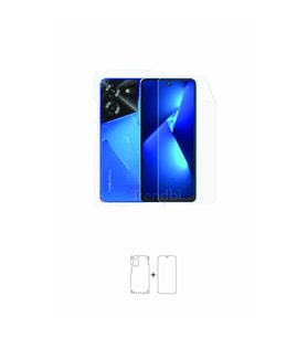 Tecno Pova 5 Full Kaplama 360 Derece Ön Arka ve Yan Kaplayan Esnek Poliüretan Film