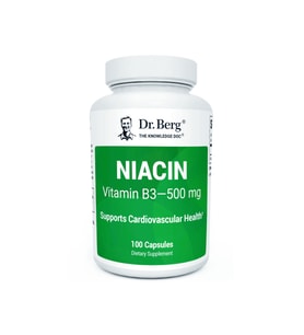 Dr.Berg Niacin Vitamin B3 125 mg 100 Capsules