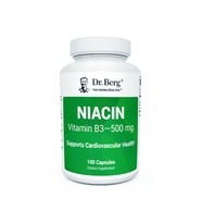 Dr.Berg Niacin Vitamin B3 125 mg 100 Capsules