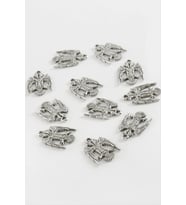 Çifft Başlı Kartal Tesbih Aparatı 50 Gram (Gümüş)
