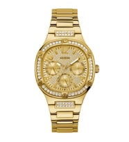 GUESS GUGW0558L2 ALTIN KAPLAMA TAŞLI KADIN KOL SAATİ