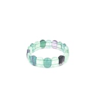Rolex Model Oval Kesim Hakiki Florit Taşı Bileklik