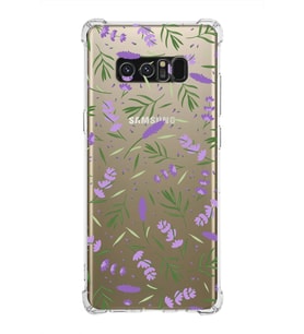 PrintiFy Samsung Galaxy Note 8 Uyumlu Water Color 3 Baskılı Şeffaf Köşe Korumalı Antişok Kılıf