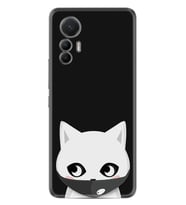 Xiaomi 12 Lite Kılıf Silikon Desen Özel Seri Pandemi Cat 1729