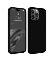 Pilelistore   iPhone 15 Pro Max Kılıf First Silikon - Siyah