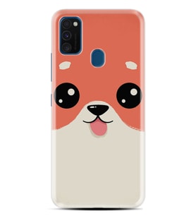 Samsung M21 M22 M23 M30 M31S M32 Kılıf Desenli Silikon Sevimli Köpek 1731