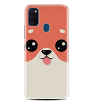 Samsung M21 M22 M23 M30 M31S M32 Kılıf Desenli Silikon Sevimli Köpek 1731