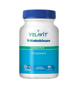 Velavit V-Nattokinase Takviye Edici Gıda 30 Kapsül