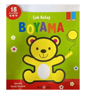 Çok Kolay Boyama Ayıcıklı Resim Kitabım