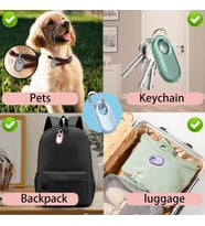 [Transparent-Keychain] Samsung Galaxy SmartTag 2 ile Uyumlu Kılıf Hafif ve Şeffaf Tasarım Smart Tag 2 Kilif Sinyal Kaybı Olmayan Çizilmeye Karşı Koruyucu Smart Tag 2 Kılıfı (Şeffaf-Siyah)