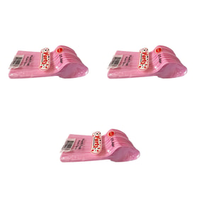 Plastik Lüx Pembe Renk Kaşık - Parti Davet Piknik Çorba Yemek Kaşığı - 18 Cm. - 25'li 3 Paket