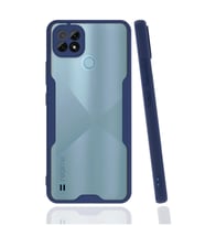 Newface Realme C21 Kılıf Platin Silikon - Lacivert