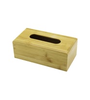 AHŞAP - BAMBU PEÇETELİK KUTU 11.6 X 22.8CM ALT KAPAKLI = KAYAR KANALLI - AÇ-KAPA (5680)