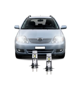 TOYOTA COROLLA E120 LED KISA FAR AMPULÜ Mini Led 2'li Set H7