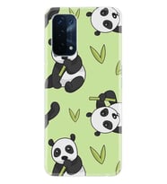 Kılıfland Oppo A74 Kılıf Silikon Resimli Kapak Panda İn The Forest Stok 830