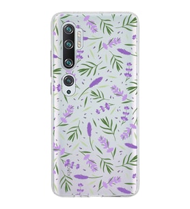 PrintiFy Xiaomi Mi Note 10 ile Uyumlu 1mm Slim Fit Water Color 3 Baskılı Şeffaf  Kılıf