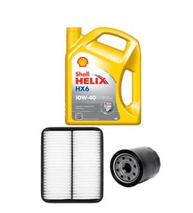 BAKIM SETİ TOYOTA COROLLA 1.3 ENJEKSİYONLU AE101 EFSANE KASA 1993-1998 + SHELL HELIX HX6 10W40 (Boş)
