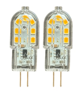 (2 Adet) Osaka 3W Sarı Işık (3000K) G4 Duylu Led Kapsül Ampul