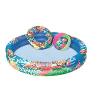 Bestway 2 Bölmeli Havuz + Simit + Deniz Topu 51124