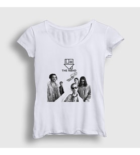 Presmono Kadın Beyaz Band The Neighbourhood T-Shirt 175399tt