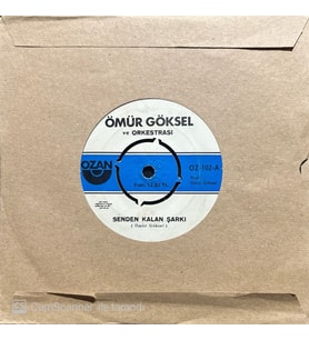 Ömür Göksel Senden Kalan Şarkı 45lik Plak (Karışık)