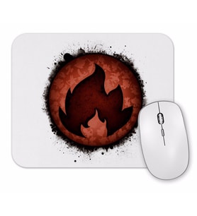 Horse The Fire Types Mouse Pad
