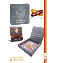Galatasaray Orijinal Lisanslı Armanın Peşinde 2'li Bileklik Kişiye Özel Kutulu (Sarı-Kırmızı)