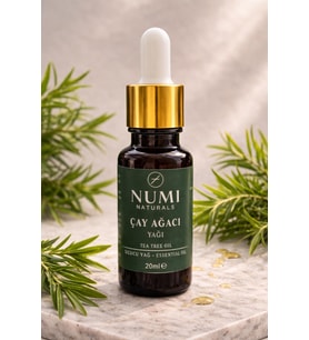 NUMI Naturals Çay Ağacı Yağı 20 ml – Saf Tea Tree Oil – Uçucu Yağ, Cilt ve Aromaterapi Yağı