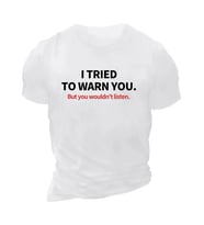 Erkek Baskılı T-Shirt Kısa Kol Bisiklet Yaka Regular Fit Rahat Kalıp Günlük Tişört - Beyaz