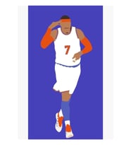 Carmelo Anthony Kutlama Tablo Ahşap Poster Dekoratif