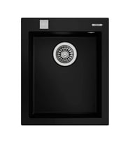 TEKA ForSquare 34.40 TG Siyah Tezgah Üstü Granit Eviye 115230010