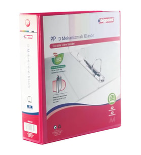 Bigpoint 2D Mekanizmalı Klasör 7 cm Açık Kırmızı